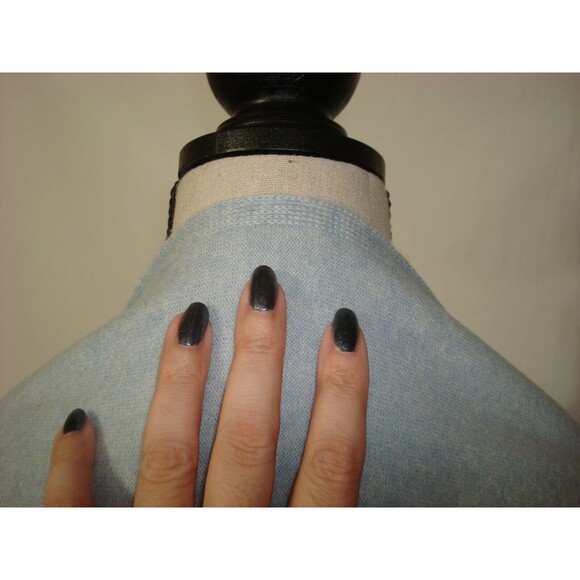 NWT New 100% Cashmere Scarf Wrap Long Womens Light Heather Blue 100 X 28 Ryllace - Picture 7 of 14